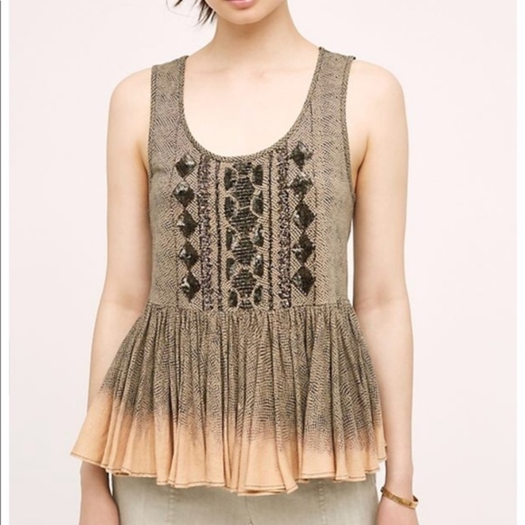 Urban Outfitters Akemi Kin Suva Beaded Tank Top Sz XS - Picture 1 of 4